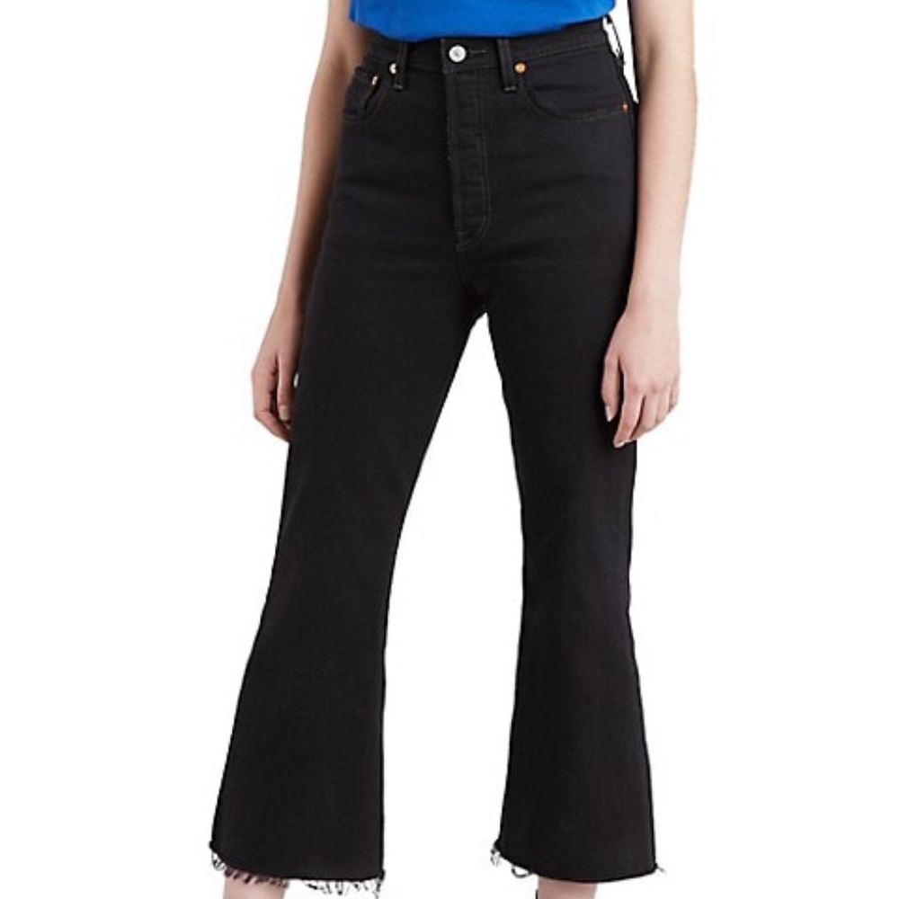 Levi's Ribcage Crop Flare Jeans